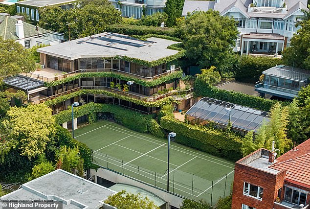 One of the properties Mr Dash snapped up for $33million in 2023 was the deceased estate of property developer Tom Bruer and his art dealer wife, Eva