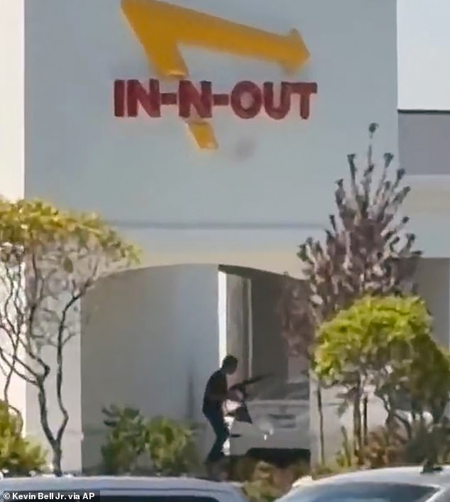 Snyder also blasted the gunman as 'a disgusting human who doesn't value the lives of others or his own'. He turned the gun on himself after the attack, according to police