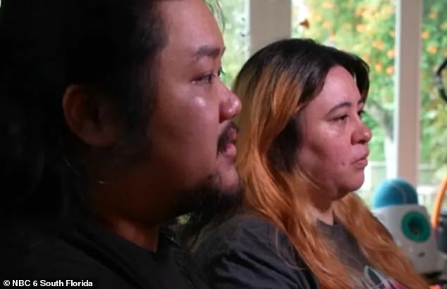 Harlow's mother and father, Samari Curbelo and Danny Tran