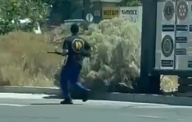 The gunman, who has not been identified, was seen stalking the parking lot after opening fire. He was found deceased at the scene, police confirmed