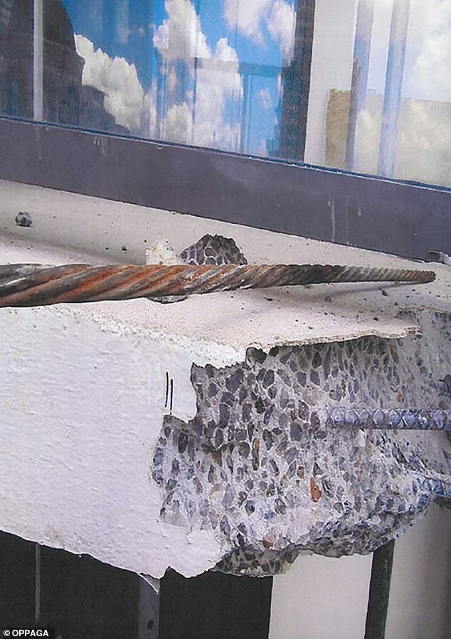 A Pinellas County building had corroded deterioration of structural elements