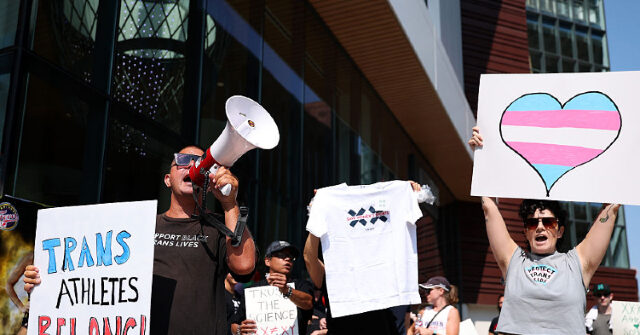 VIDEO: Radical Pro Trans Activists Harass 'Save Women's Sports' Supporters at WNBA Game