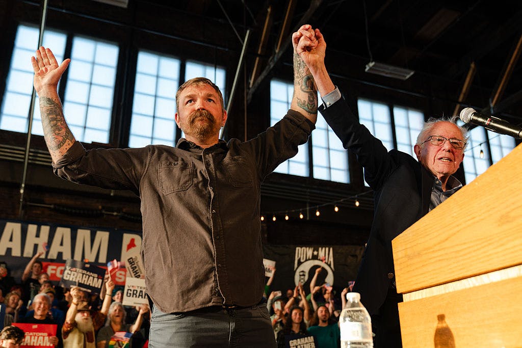 Bernie Sanders Can’t Say Whether Dems Vetted Troy Jackson After Platner Implosion