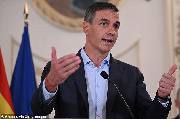 Spanish PM Pedro Sanchez has come under heavy fire at home and abroad for his reaction to the crisis, posting a holiday music playlist to his social media