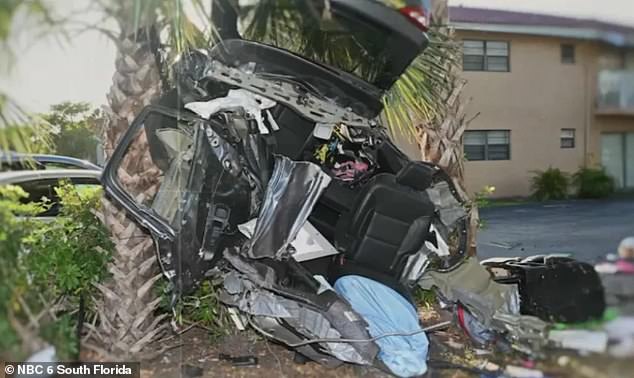 The aftermath of the horrific crash, police say 26-year-old Chevon Dalton Graham allegedly struck their SUV while fleeing from cops
