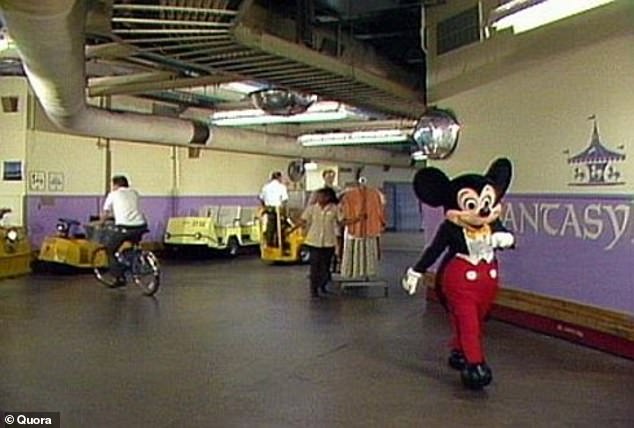 While visitors queue for churros and popcorn, cast members have backstage dining options