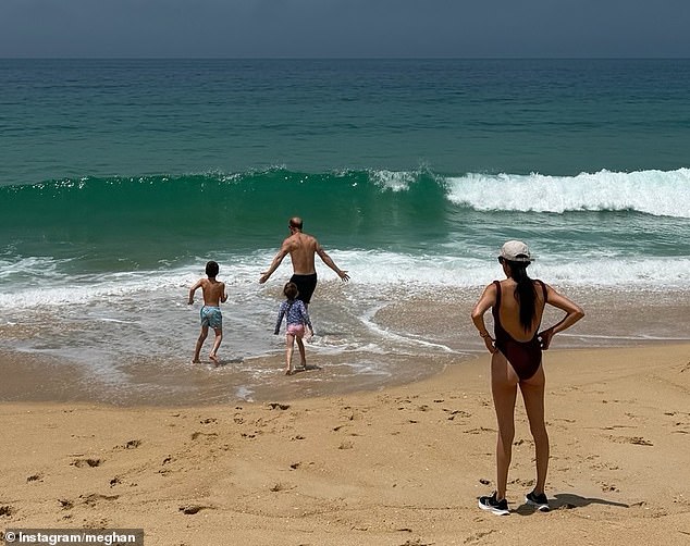 Another picture showed the family vacationing in Europe