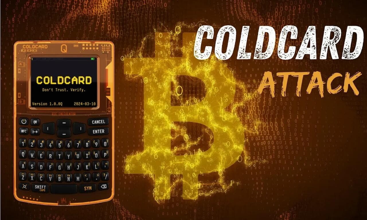 "Nothing Is 100%": CZ Warns Bitcoin Holders After $89 Million Coldcard Wallet Exploit