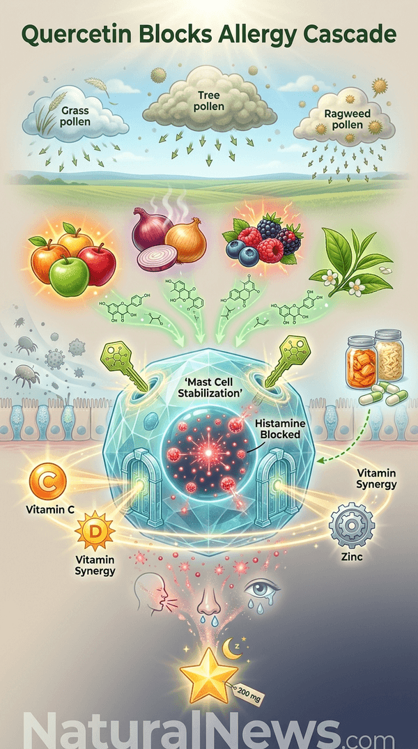 Quercetin Shown to Reduce Seasonal Allergy Symptoms, Review Finds