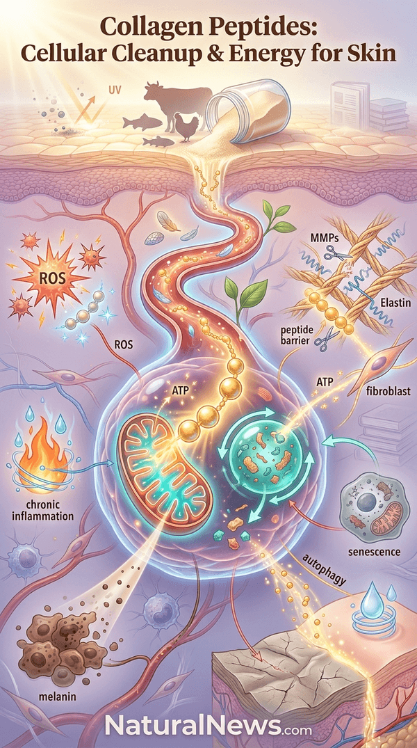 Study: Collagen Peptides May Support Skin Aging Through Cellular Cleanup, Energy Pathways
