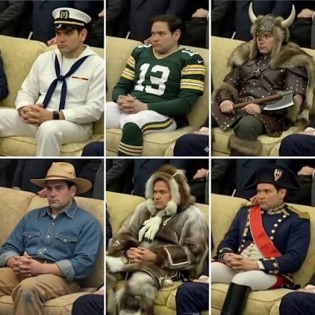 WATCH: Marco Rubio Reacts to Viral Couch Meme