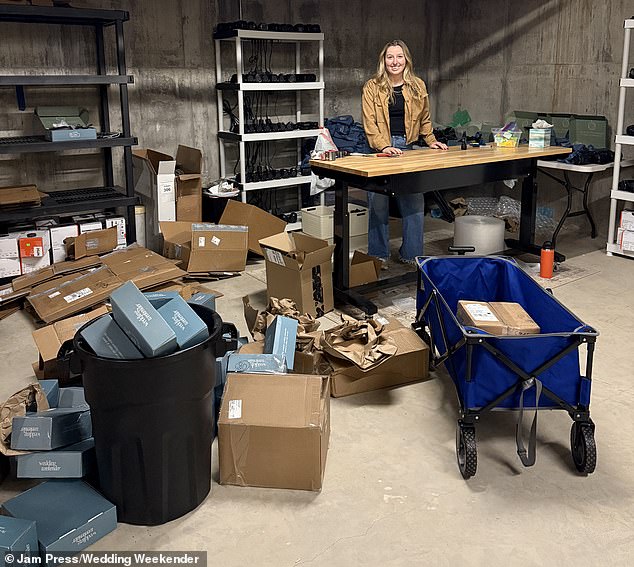 Within one month, her business - Wedding Weekender - had raked in $70,000. After one year, the figure sat at an eye-watering $2million