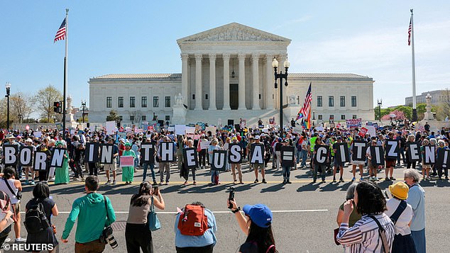 The President attended the oral arguments in his birthright citizenship case in person earlier this year. It was the first time a President had sat for oral arguments