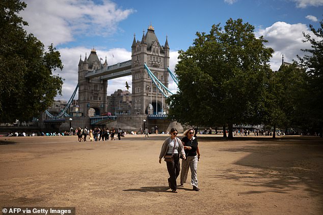 Little respite for drought-hit Britain with more heat health alerts issued as temperatures set to hit 33C by next week