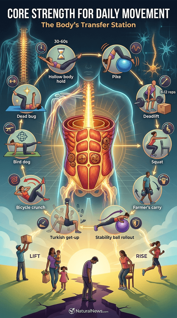Fitness Experts Identify Ten Core Strength Exercises for Daily Movement