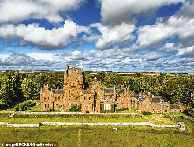 Carr bought the 19th century 17-bedroom Ayton Castle for £3.3million