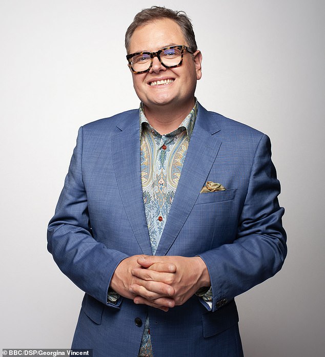Alan Carr plans antique shopping trip to furnish his castle as he jokes he can't put a futon in the turrets