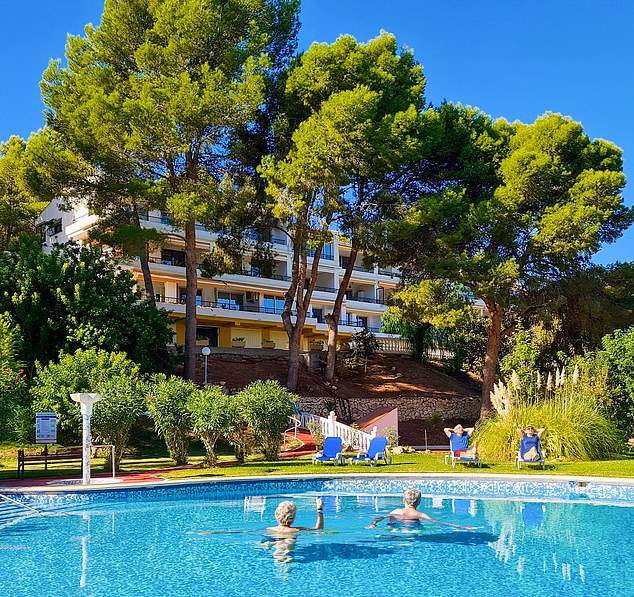 Residents enjoy four large outside swimming pools in the Spanish sun - plus an indoor one