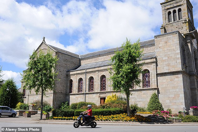 File image shows the town of Meneac in Brittany, where Tony was living with his partner Heather at the time of his disappearance