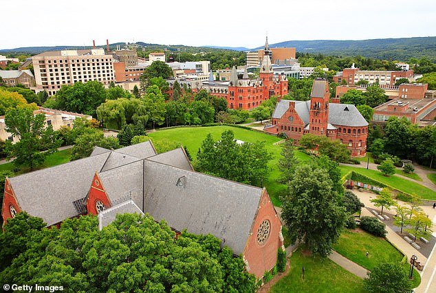 Franco is reportedly still a student at Cornell despite the university condemning his remarks. Cornell's president said the university 'has an obligation to fiercely defend freedom of speech'