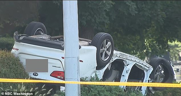 The footage also shows the Kia flipped over. Its juvenile occupants were transferred to local trauma centers