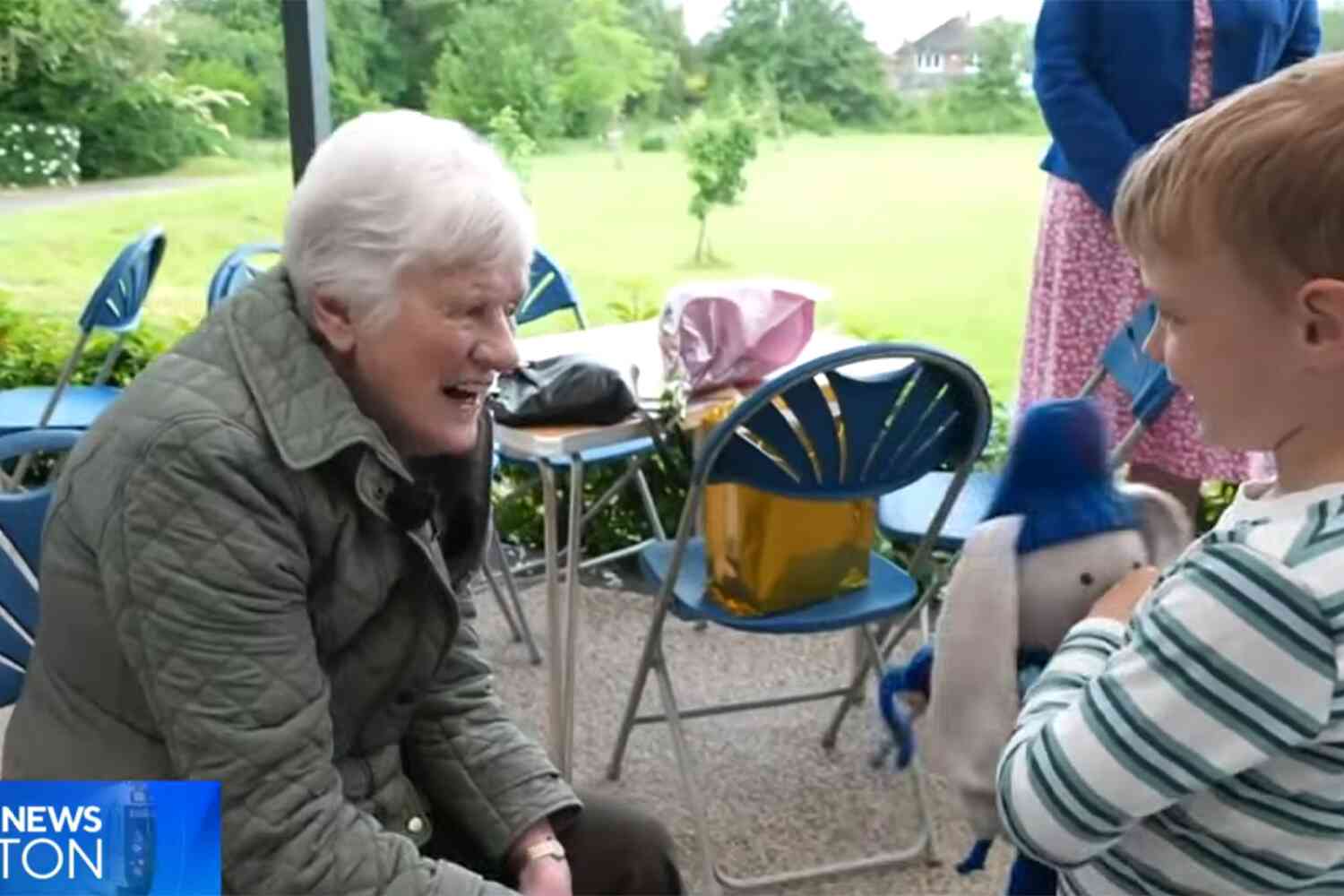 U.K. village celebrates Mystery Knitter's 90th birthday after years of anonymously leaving handmade stuffed animals around town
