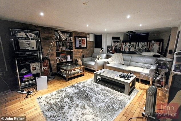Pictures taken inside the property reveal unmistakable traces of Mani's celebrated life in music, with guitars, framed mementoes and memorabilia