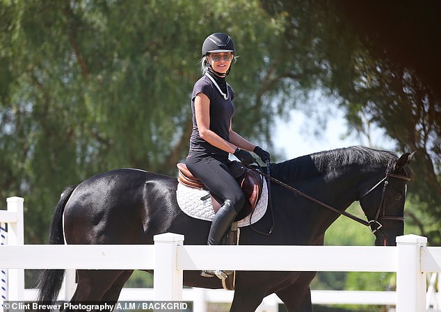 Portia is a known horse lover, and credits the animals with helping her through an eating disorder