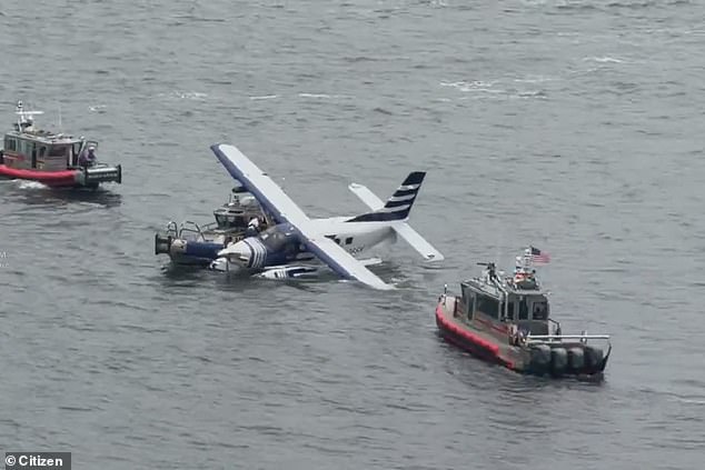 The tragedy comes just over a month after a seaplane carrying eight people crashed into the East River, sparking an intense rescue effort on July 5