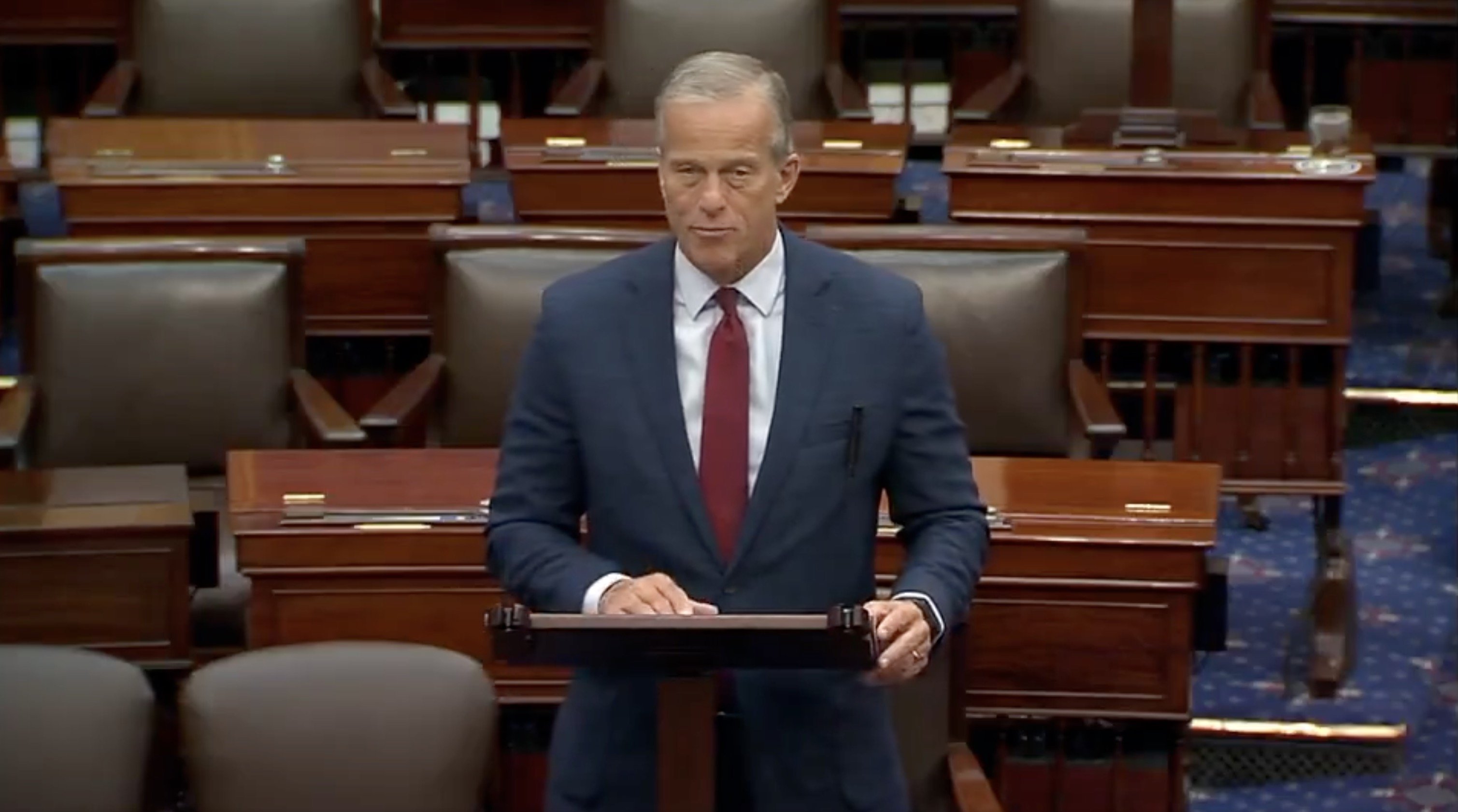 BETRAYAL IN THE SWAMP: Turncoat John Thune Sends Senate Home for 37 Days — But Schedules 11 Pro Forma Sessions to BLOCK Trump from Making Recess Appointments