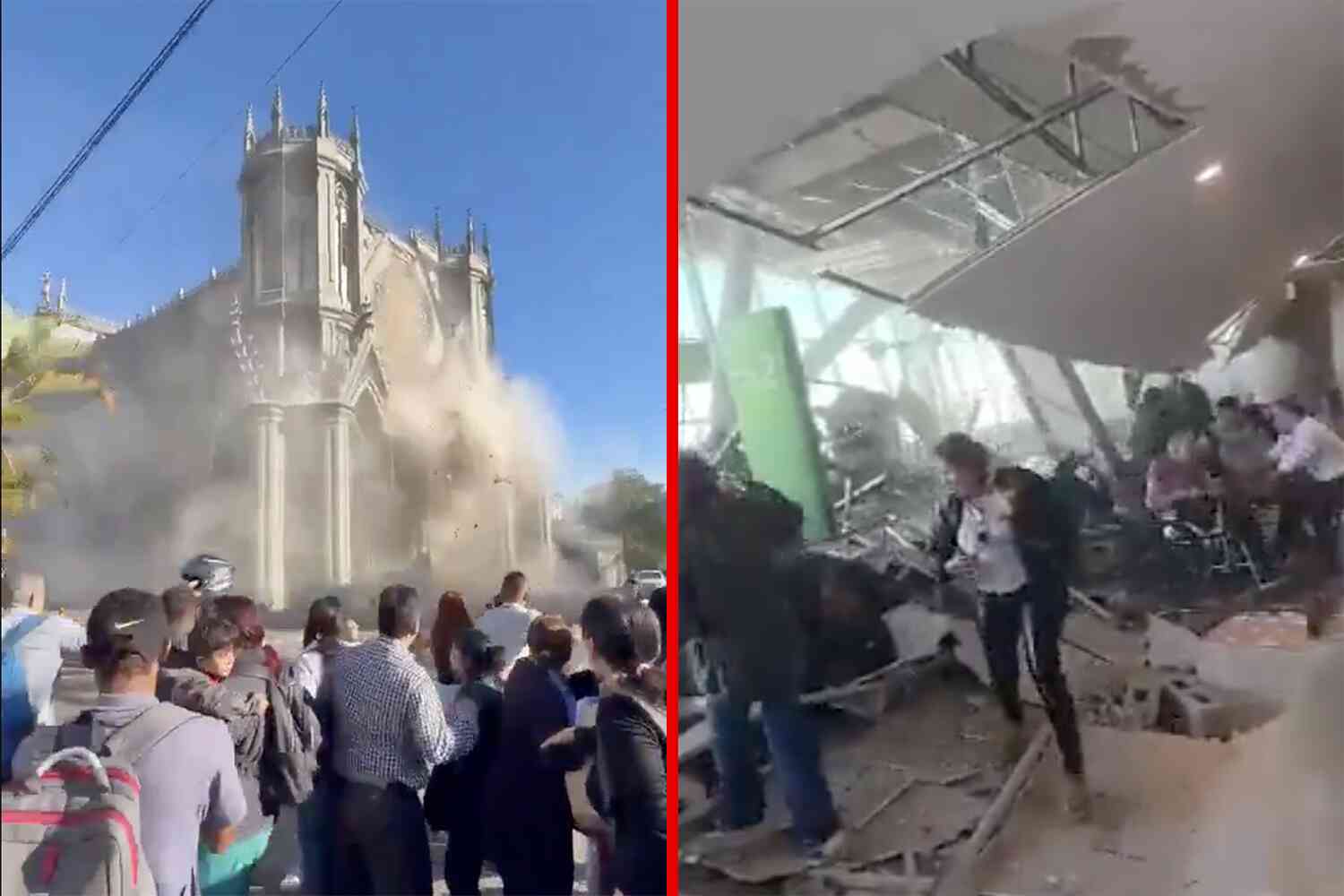 Thumbnail for There was a 7.4-magnitude earthquake in Colombia this morning and the videos are crazy