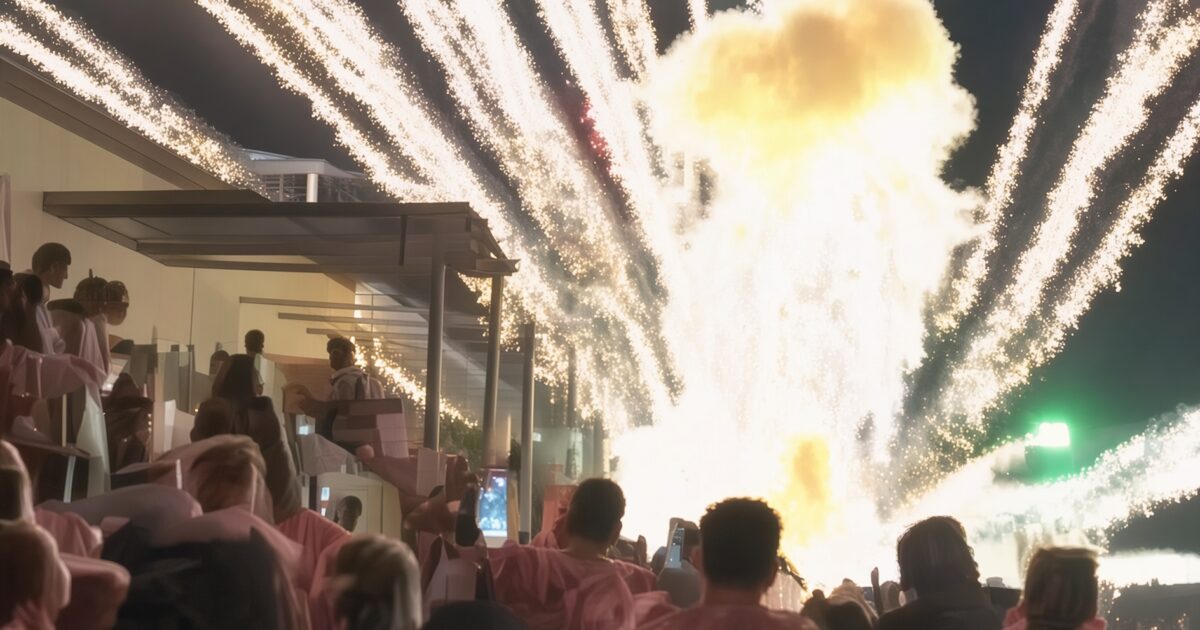 (VIDEO): Traditional Fireworks Show in Spain Goes Horribly Wrong When a Pyrotechnic Device Veers Off-Course and Hits the Audience – 27 People Injured