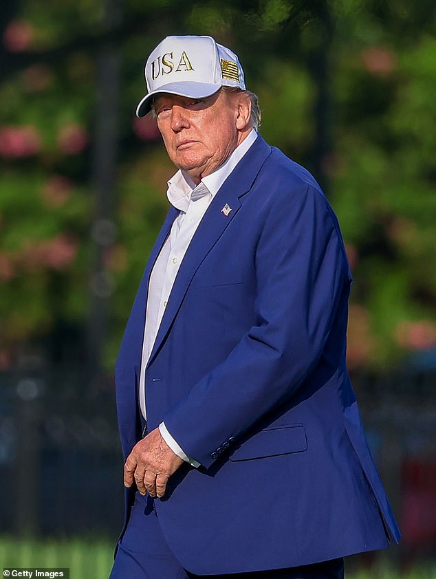 Trump admits rushed job on Reflecting Pool led to 'contractor error' as he doubles down on vandalism claims
