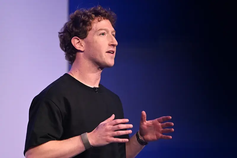 Meta CEO Mark Zuckerberg speaks during the company's Connect developer conference Wednesday, Sept. 17, 2025, in Menlo Park, Calif. (AP Photo/Nic Coury, File)