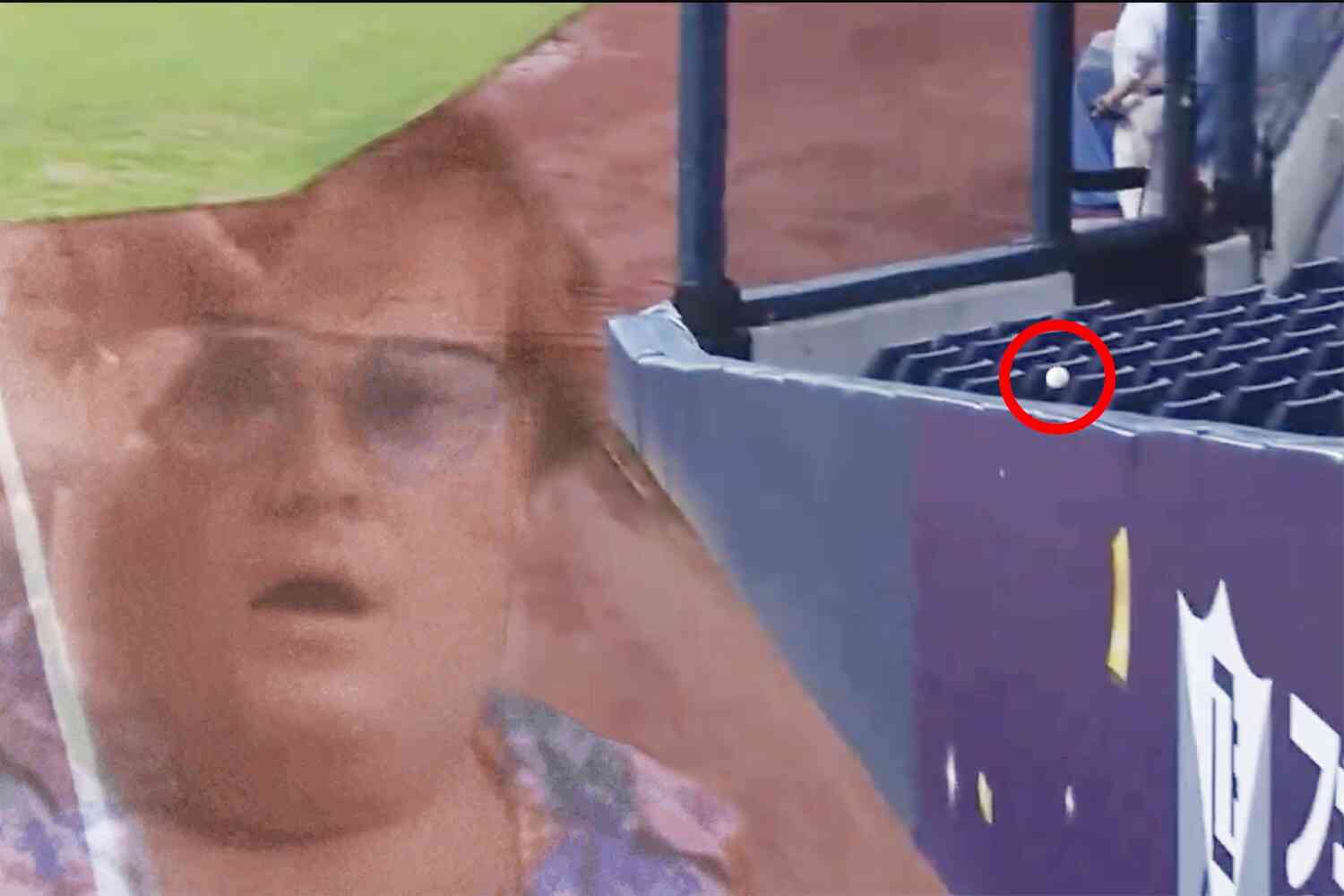 Thumbnail for You will not believe what the baseball does on this ground-rule double