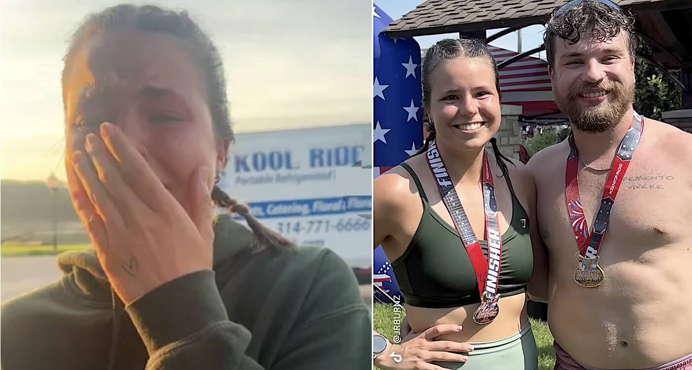 Boyfriend Secretly Trains For Two Months To Surprise Girlfriend and Run Alongside Her in Dreaded First Half-Marathon