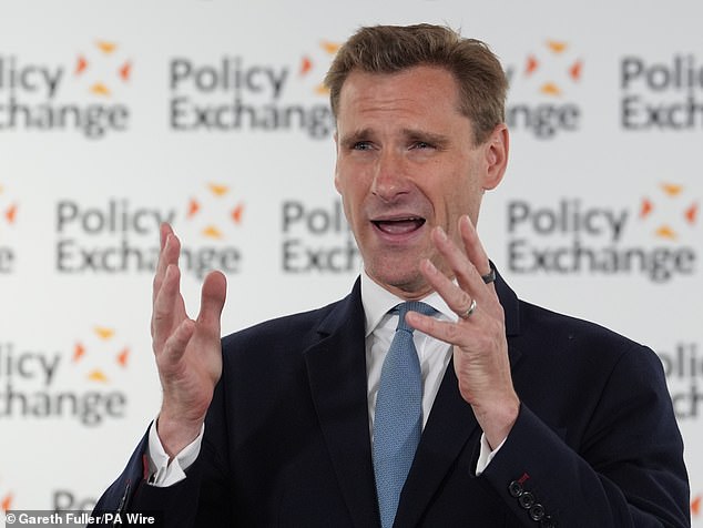The Tories¿ shadow home secretary Chris Philp said Labour was 'wasting time and money on electric car charging points' and had 'no idea how to control our borders'
