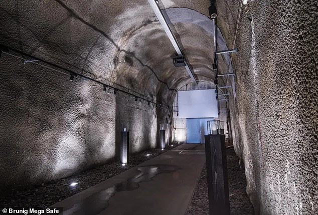 The vaults are more than 100m deep in the Brünig massif