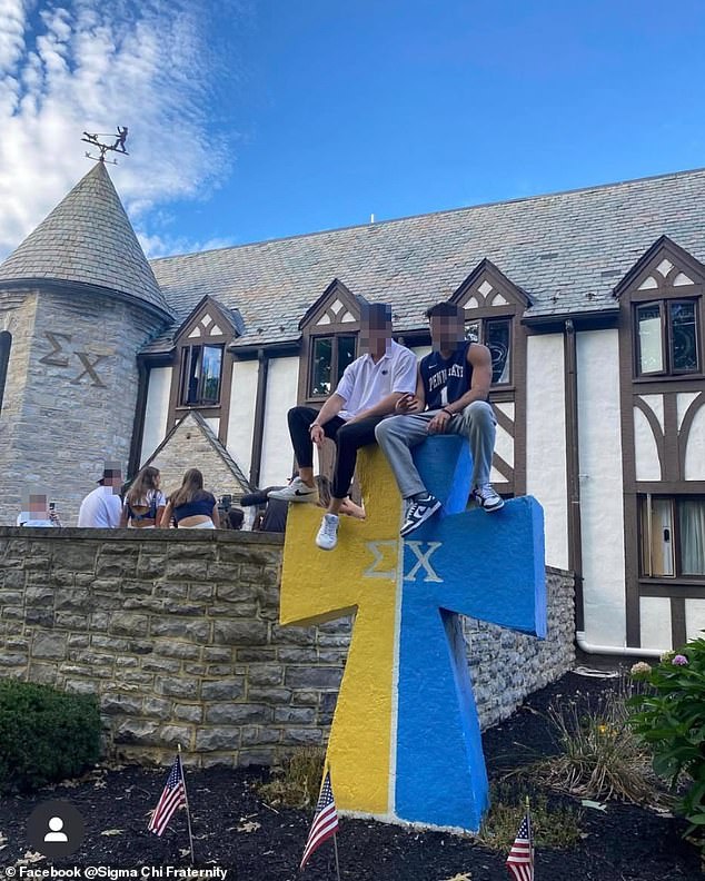 Michael Church, Sigma Chi's executive director, said in a statement that the allegations are 'an egregious violation of our values' and all three members charged have been suspended