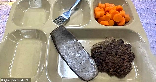 Since the start of Trump's war, reports have surfaced of food shortages and rationing aboard the Lincoln, accompanied by grim images of sailors' meals