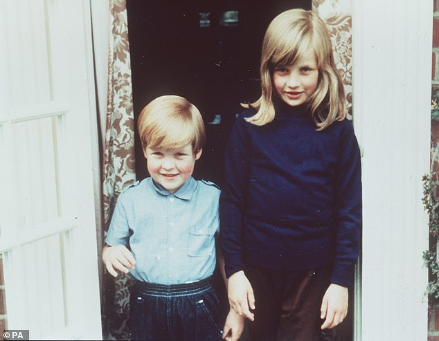 Diana with Charles Spencer in their early years. They called each other 'Carlos' and 'Duch'