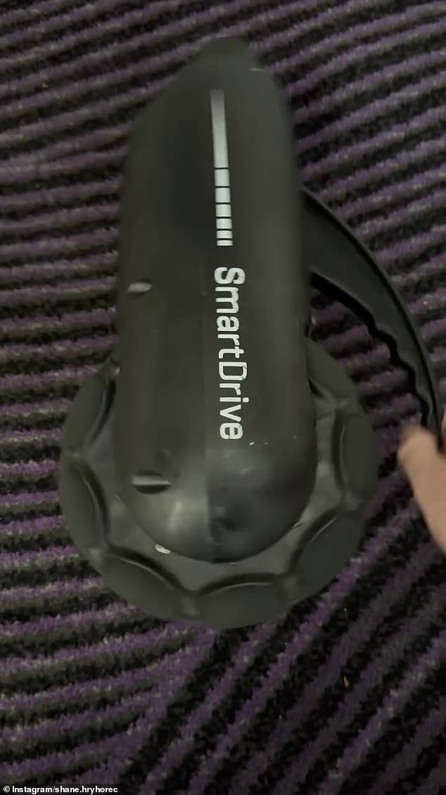 He has previously flown more than 300 times with the SmartDrive device without any issue