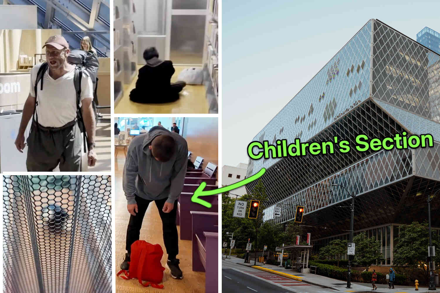 Thumbnail for Watch these reporters visit Seattle's beautiful $165M library (it's full of drug zombies)