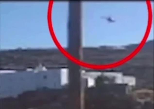 The helicopter spun out of control seconds before crashing on a Greek island, killing the newlyweds