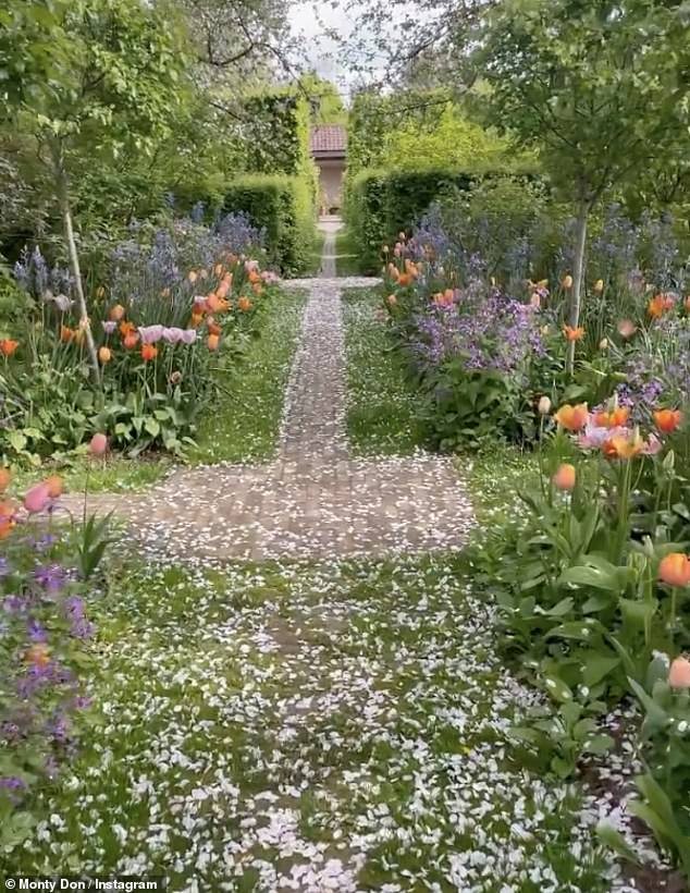 The horticulturist's Longmeadow garden in Herefordshire is well known to green fingered enthusiasts as a setting of BBC show Gardener's World