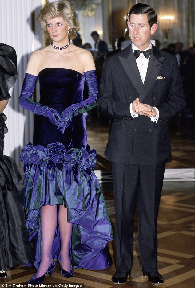 Princess Diana and Prince Charles at Munich Opera House in November 1987
