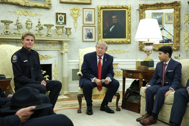 Trump honors 16-year-old lifeguard who saved young boy from drowning at Santa Cruz beach