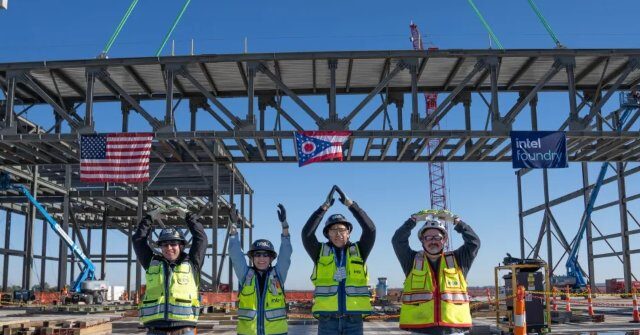 Trump Effect: Intel's Long-Delayed Ohio Chip Plant Kicks into Gear with Major Construction Milestone