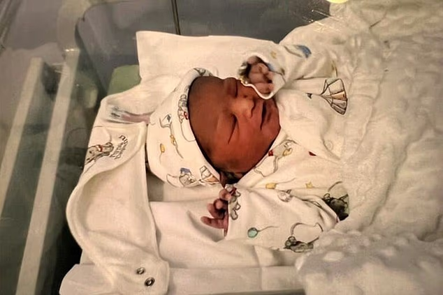 Ali also killed her nine-month-old baby Mohammed (pictured) and she then tried to take her own life