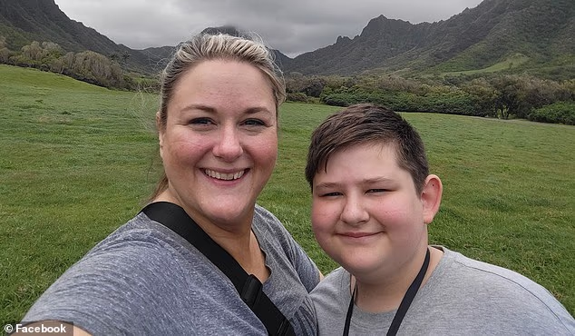 Katie would often post loving pictures with her son Evan, 10th grade student at New Urban Online, on social media
